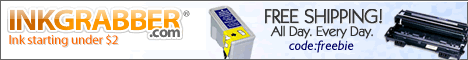 inkgrabber Printer ink $2 shipped!