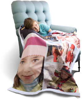 fleece collage blanket 55% off Personalized Fleece Photo Blanket only $20 (reg. $45)! Great Gift, rave reviews!