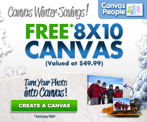 canvas people winter FREE $50 8x10 Custom made Canvas Print (plan ahead for Valentines Day + perfect for your holiday photos)!