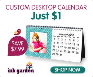 desktop calendar1 Custom Desktop Photo Calendar $1!