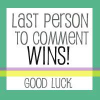 last person to comment wins Surprise Gift Card Giveaway August 6! ENTER HERE!