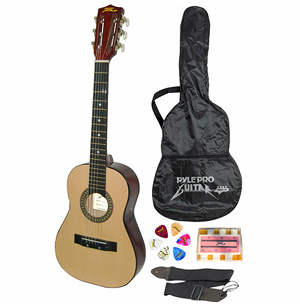  *HOT* Childrens Acoustic Guitar w/ Carrying Case, Pitch Pipe, Picks & Guitar Strap only $24.99 {orig. $102}!