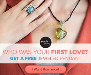 free jeweled pendant FREE Jeweled Pendant Heart Necklace ($60 value!) + FREE shipping (& free $10 credit)!