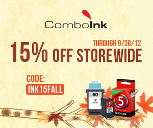 comboink 15 off 300 FEW DAYS LEFT! $2 Printer Ink!