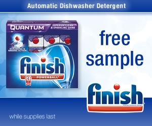 finish quantum free samples FREE Finish Dishwasher Detergent Samples!