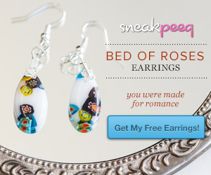  FREE Bed of Roses Earrings {$39 value   great gift}!