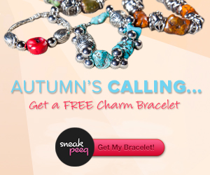  FREE Autumn Charm Bracelet ($39 Value)!