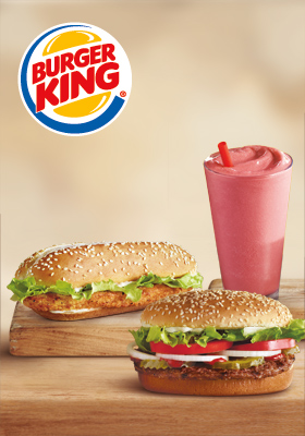  FREE Burger King Whopper, Chicken Sandwich and Smoothie!