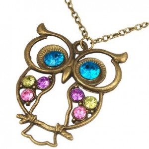sodial 300x300 Amazon: Crystal Owl Pendant and Chain only $1.50 (Reg. $34.99)