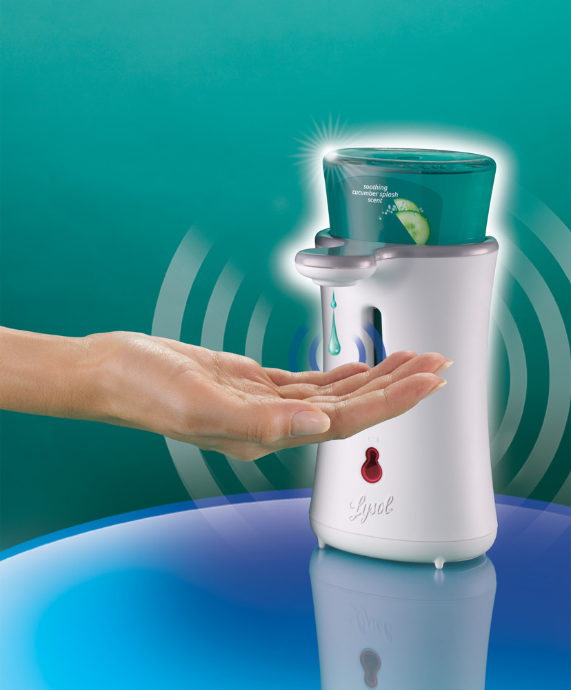 Giveaway Lysol Notouch soap system + Lysol wipes & Disinfecting spray Coupons and Freebies Mom