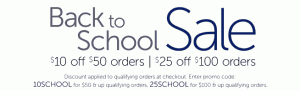 amazon back to school sale