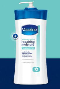 free vaseline hand lotion