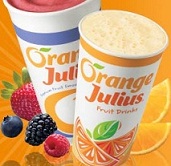 orange julius free drink smoothie