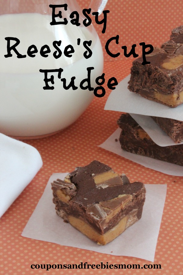 Easy Reese's Cup Fudge - Coupons and Freebies Mom