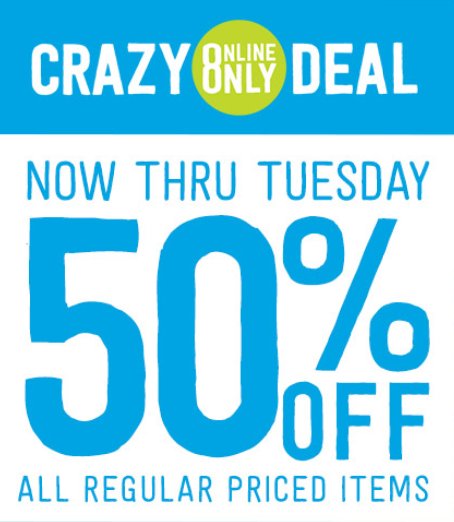 Crazy 8 Sale - Coupons and Freebies Mom