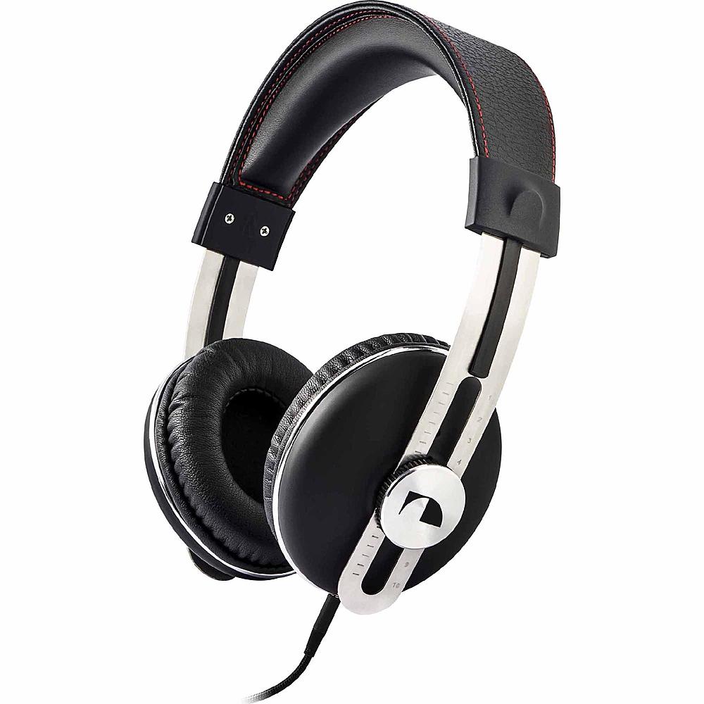 Nakamichi NK2030 Retro Stereo Headphones Black with Red Stitching Deal