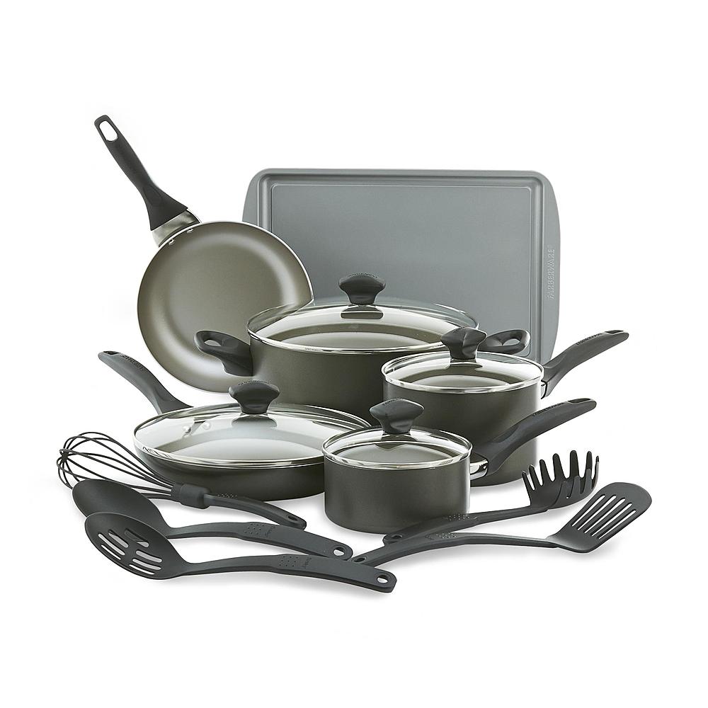 Farberware 15Piece Pewter Nonstick Cookware Set Only 48.00 At Kmart! Coupons and Freebies Mom