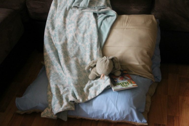 Kid's Homemade Pillow Bed / Chair Coupons and Freebies Mom