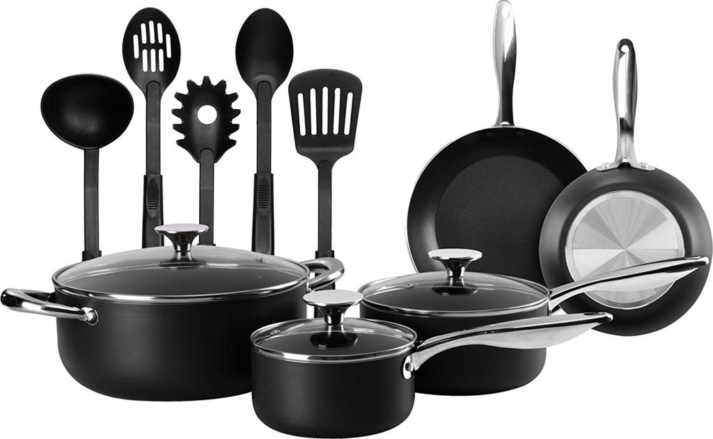 Amazon Huge savings on this 13Pieces Heavy Duty Cookware Set