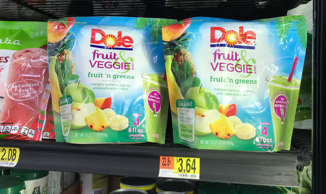 Dole Fruit &amp; Veggie Blend, Only $1.64 at Walmart! - Coupons and ...