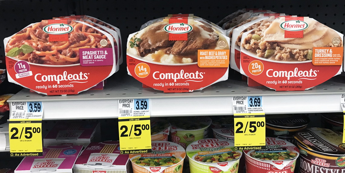 Hormel Compleats, Only $2.00 at Rite Aid! - Coupons and Freebies Mom