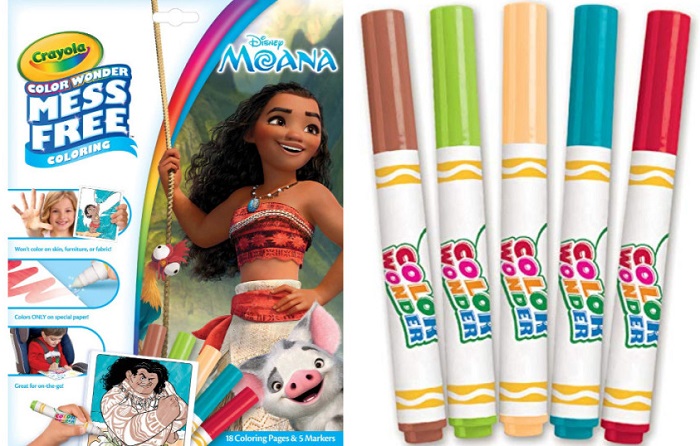 Crayola Moana Coloring Book with Mess-Free Markers $3.50 - Coupons and ...