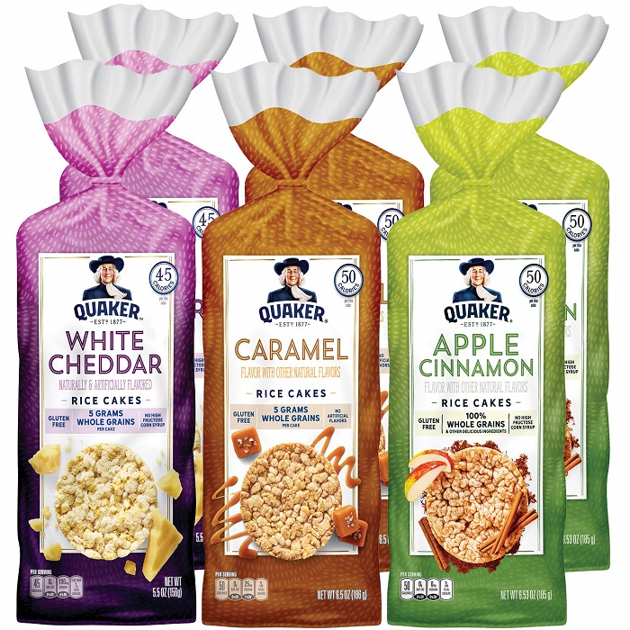 6 Quaker Rice Cakes 3 Flavor Variety Pack Bags Coupons and Freebies Mom