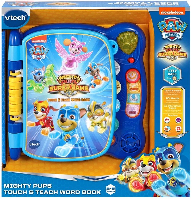 VTechPAWPatrolMightyPupsTouchandTeachWordBook Coupons and