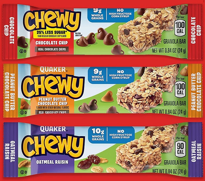 Quaker Chewy Granola Bars, 3 Flavor Variety Pack - Coupons and Freebies Mom