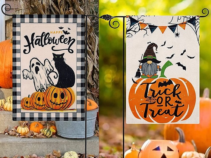 Set of 2 Halloween Garden Flags Coupons and Freebies Mom